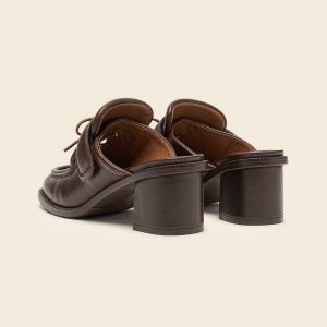 Junia Block-Heel Mule Junia Block-Heel Mule — Heels by Shuidu