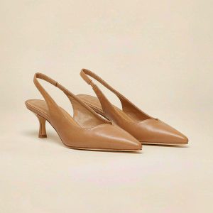 Vela Slingback Kitten Heel — Heels by Shuidu