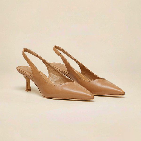 Vela Slingback Kitten Heel Vela Slingback Kitten Heel — Heels by Shuidu